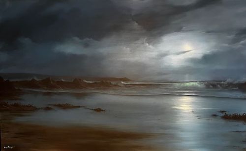 Moonlight at Port Wrinkle 